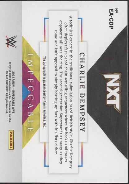Charlie Dempsey 2023 Panini Impeccable Extravagance Auto 04/25 #EA-CDP