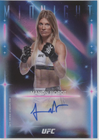 Manon Fiorot 2025 Topps Midnight Glimmer Graphs Auto #GRG-MF