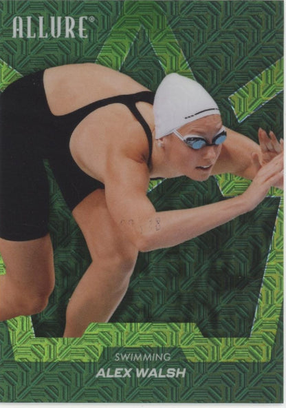 Alex Walsh 2025 Upper Deck Allure SE Green Trax 75/99 #41