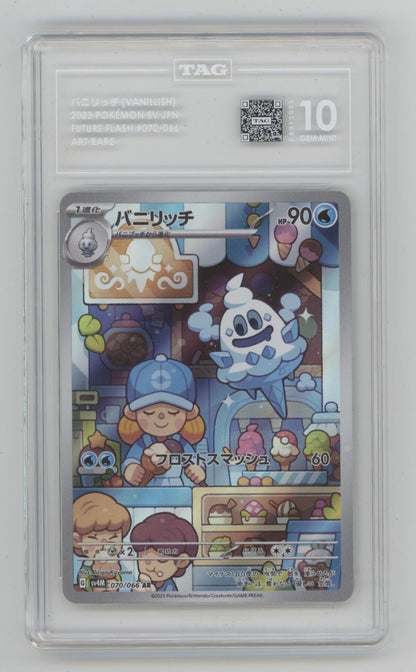 Vanillish Pokemon Future Flash Art Rare Japanese #070 TAG 10