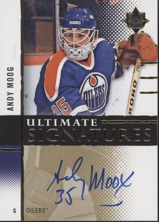 Andy Moog 2024-25 Upper Deck Ultimate Collection Signatures Auto #US-AM