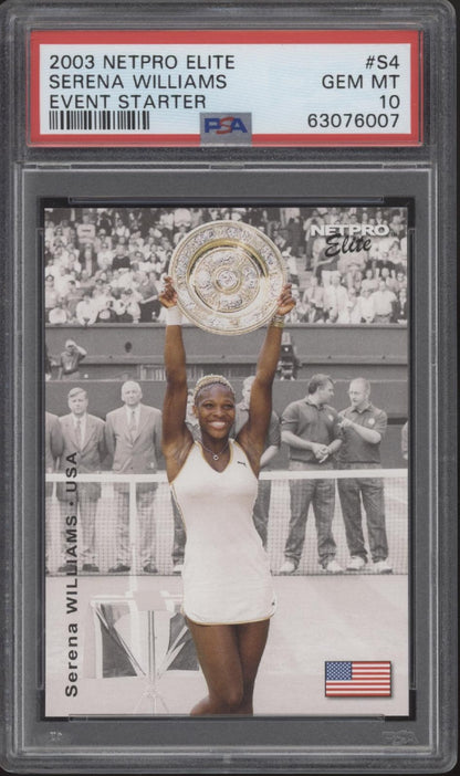 Serena Williams 2003 NetPro Elite Event Starter #S4 PSA 10