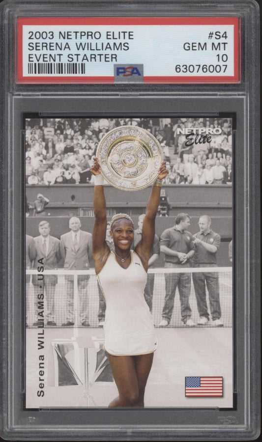 Serena Williams 2003 NetPro Elite Event Starter #S4 PSA 10