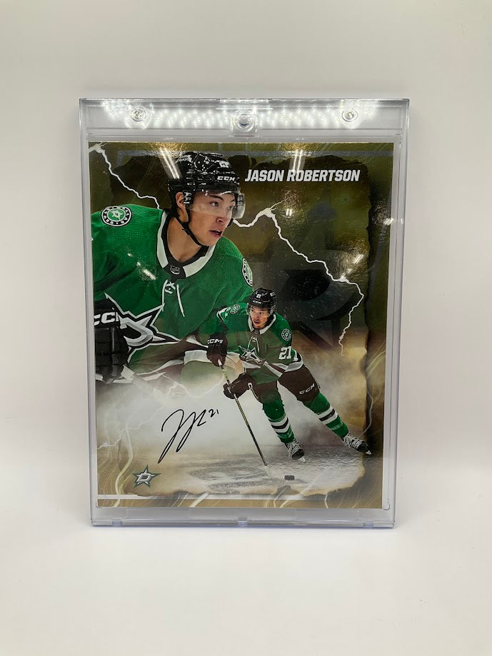 Jason Robertson Underwraps Emanate Auto Dallas Stars 02/50 Fanatics COA