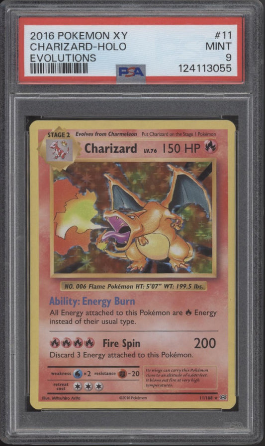 Charizard Pokemon XY Evolutions Holo #11 PSA 9