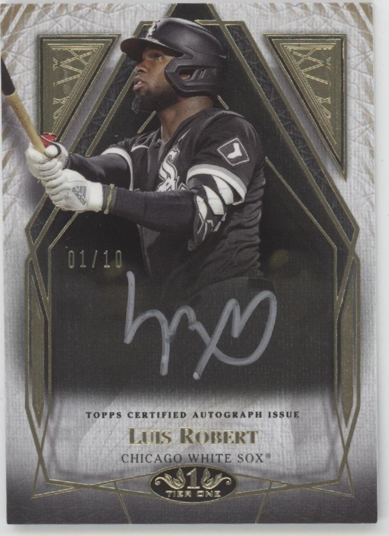 Luis Robert 2022 Topps Tier One Auto 1/10 #1A-LR