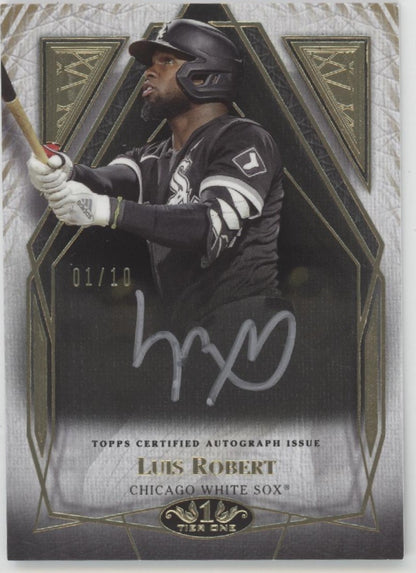 Luis Robert 2022 Topps Tier One Auto 1/10 #1A-LR