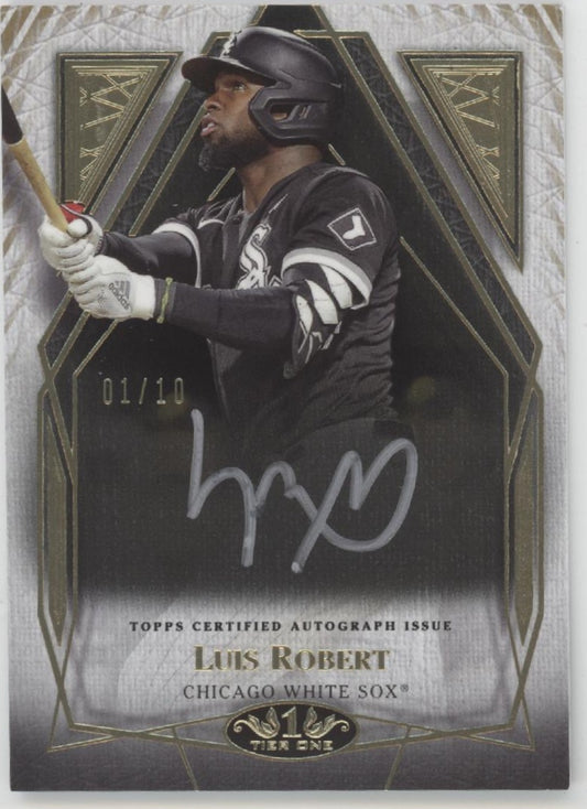 Luis Robert 2022 Topps Tier One Auto 1/10 #1A-LR