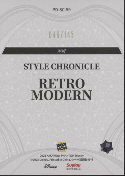 Minnie Mouse 2025 Kakawow Phantom Style Chronicle Retro Modern 046/145