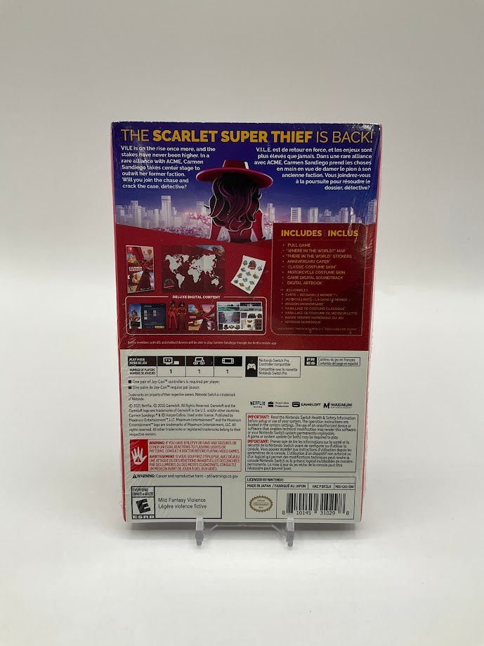 Carmen Sandiego 40th Anniversary Edition Nintendo Switch