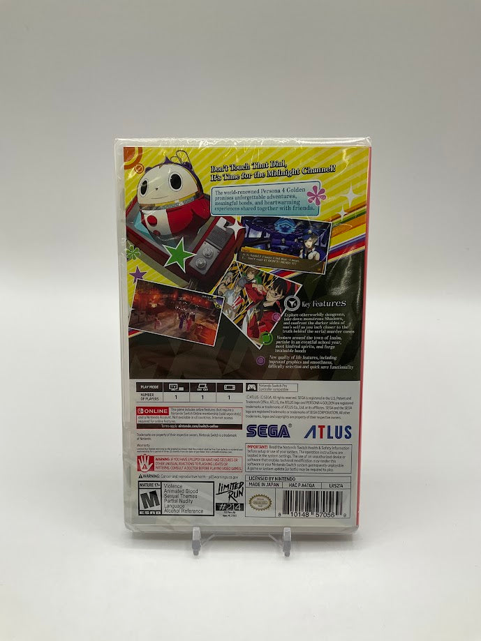 Persona 4 Golden Nintendo Switch