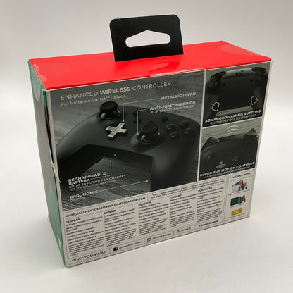PowerA Black Enhanced Wireless Controller Nintendo Switch