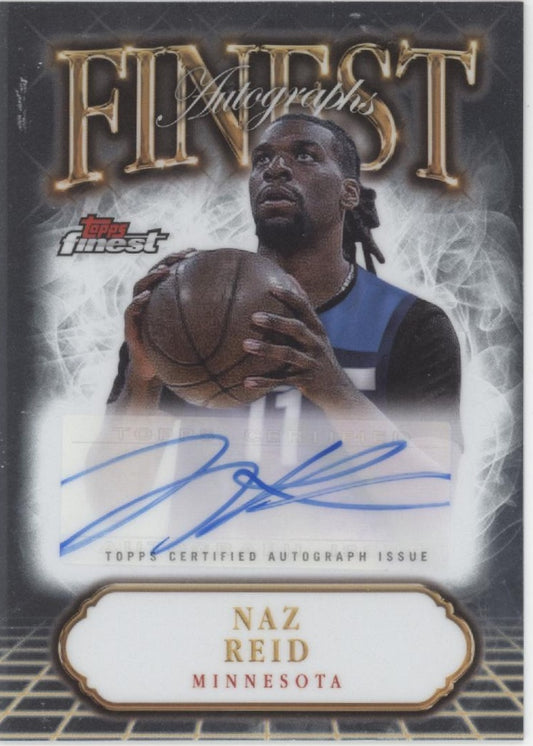Naz Reid 2024-25 Topps Finest Autographs #FA-NR