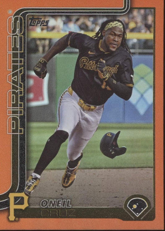 Oneil Cruz 2025 Topps Series 1 Orange Holo 25/25 #284