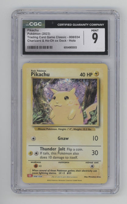 pokemon pikachu charizard card Pikachu Mega Charizard Tag Cosplay Gold Foil Display Card HP634 NM/M