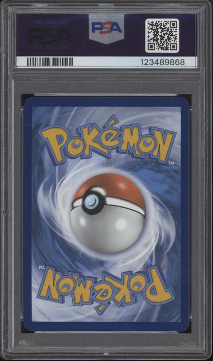 Team Rocket's Meowth Pokemon Destined Rivals Illustration Rare #203 PSA 9