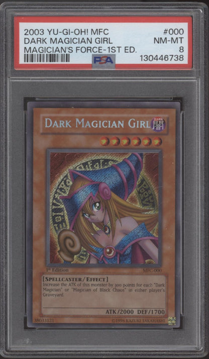 Dark Magician Girl Yu-Gi-Oh! Magician's Force 1st Edition #000 PSA 8 #2