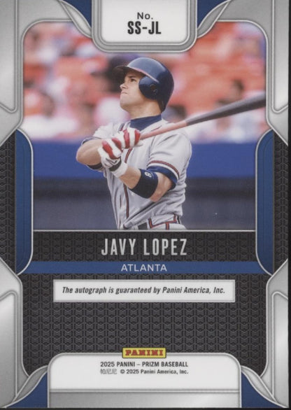 Javy Lopez 2025 Panini Prizm Sensational Signatures Auto #SS-JL