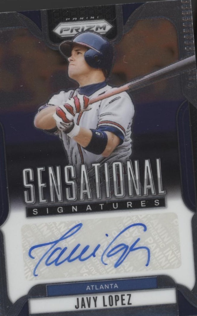 Javy Lopez 2025 Panini Prizm Sensational Signatures Auto #SS-JL