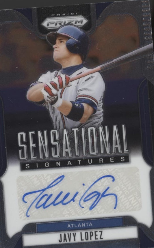 Javy Lopez 2025 Panini Prizm Sensational Signatures Auto #SS-JL