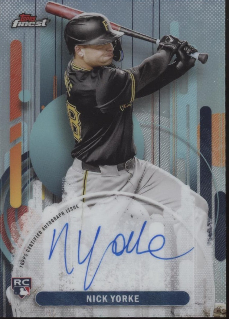 Nick Yorke 2025 Topps Finest Refractor RC Auto #FA-NY