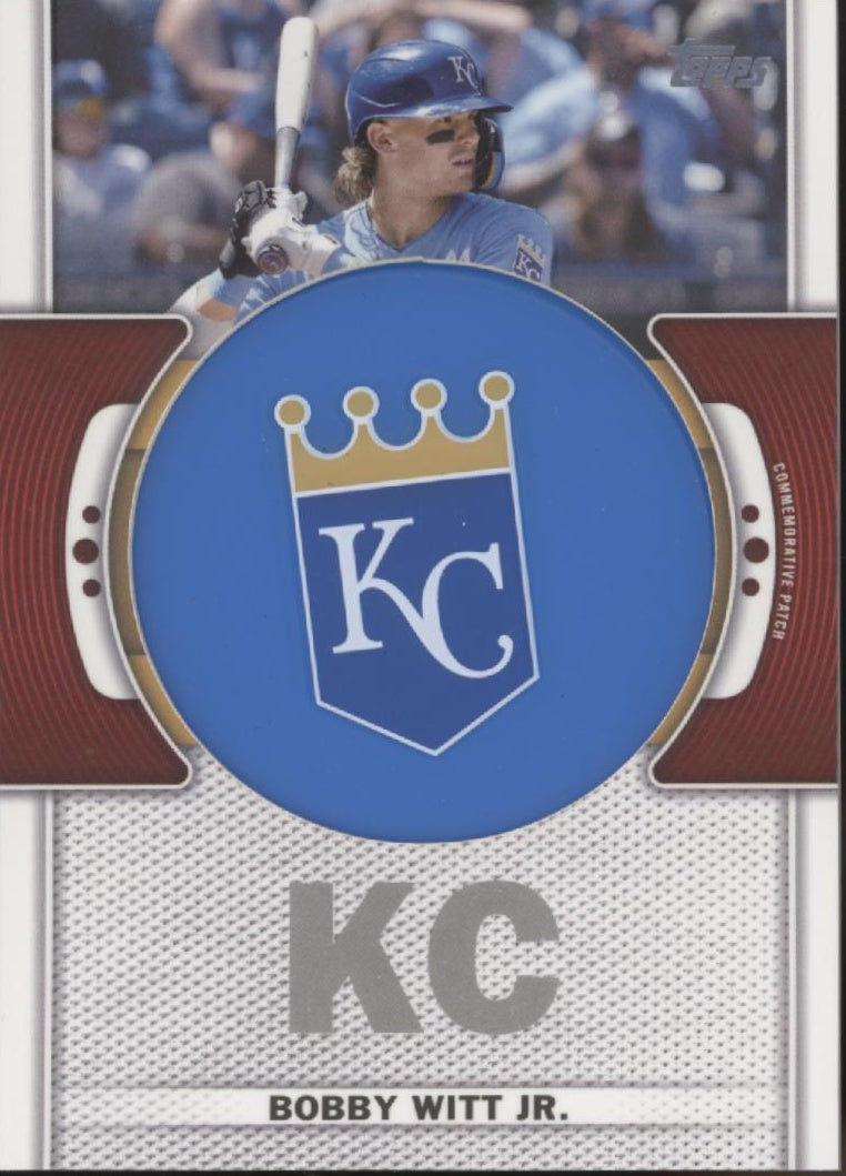 Bobby Witt Jr. 2023 Topps Series 1 Commemorative Team Logo Patch #TLP-BW