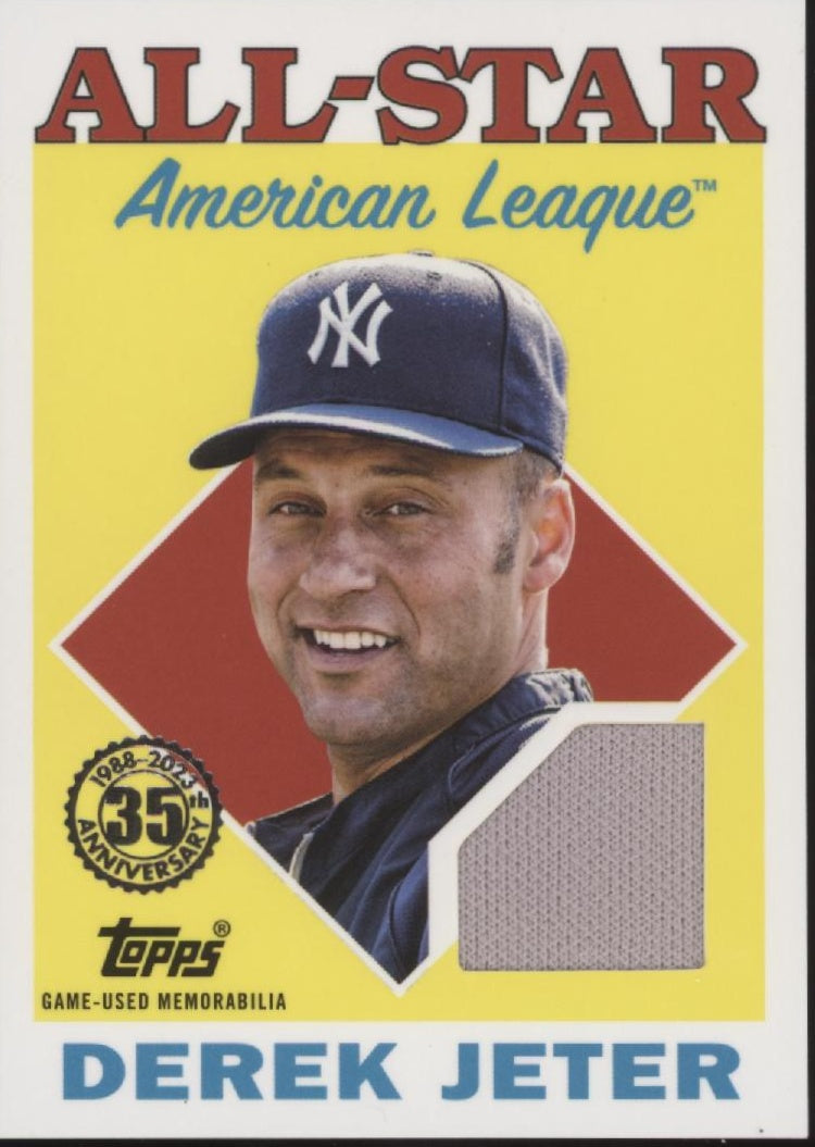 Derek Jeter 2023 Topps 1988 All-Star Swatch #88ASR-DJ
