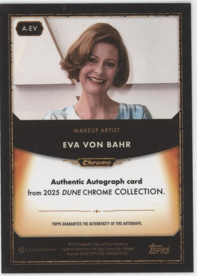 Eva Von Bahr 2025 Topps Chrome Dune Auto #A-EV