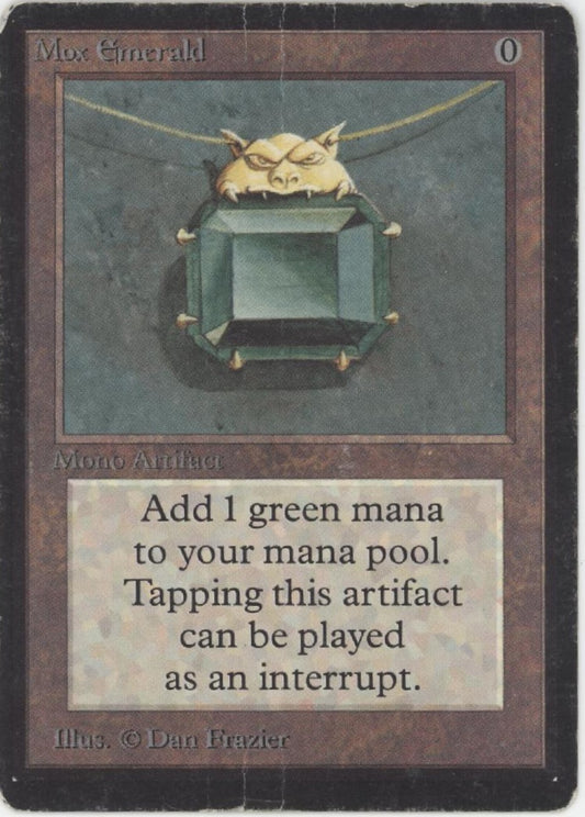 Mox Emerald Magic the Gathering Beta DMG
