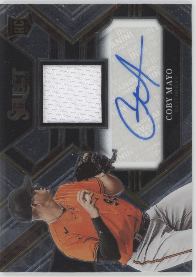 Coby Mayo 2023 Panini Select Swatch RC Auto #PJA-CA