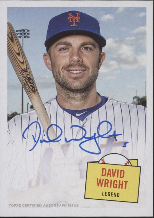 David Wright 2023 Topps Archives Hit Stars Auto #57HS-DW
