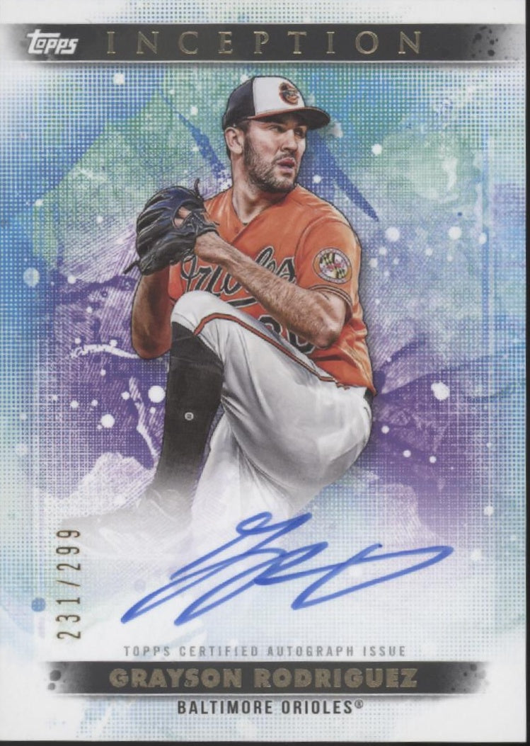 Grayson Rodriguez 2024 Topps Inception Emerging Star RC Auto 231/299 #BRES-GR