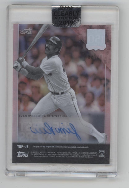 Jim Rice 2019 Topps Clearly Authentic 150 Years Red Auto 05/50 #YBP-JE