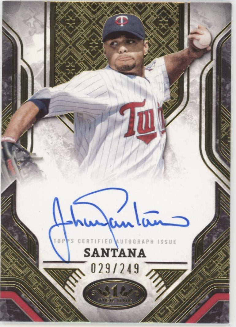 Johan Santana 2025 Topps Tier One Prime Performers Auto 029/2499 #PPA-JS