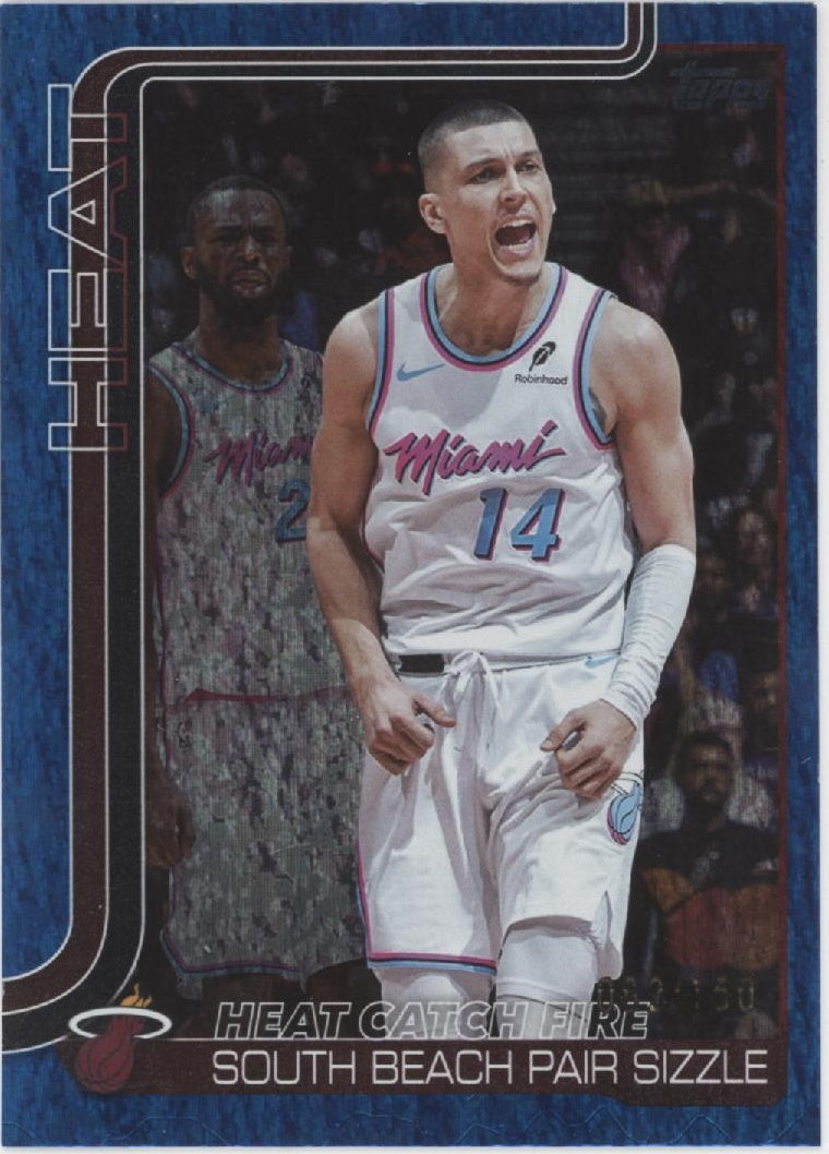 Heat Catch Fire 2025-26 Topps Flagship Blue Foilboard 062/150 #284