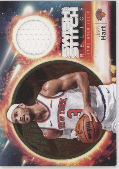 Josh Hart 2025-26 Topps Swish & Stitch Swatch #SST-JH