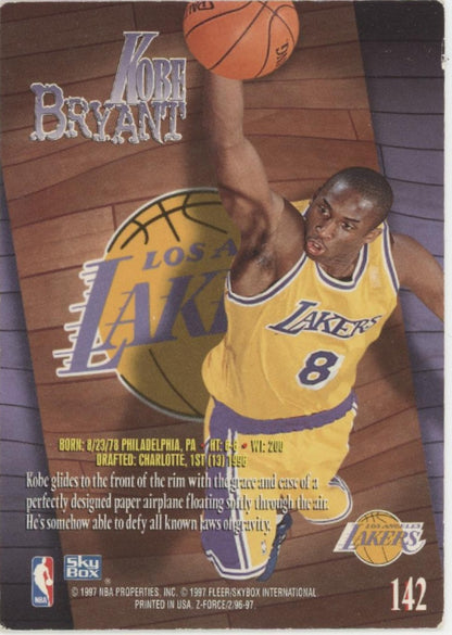 Kobe Bryant 1996-97 Skybox Z Force RC #142