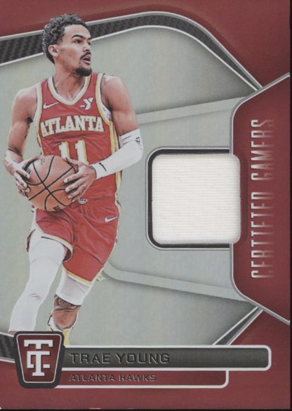 Trae Young 2024-25 Panini Totally Certified Gamers Swatch #CG-TRG