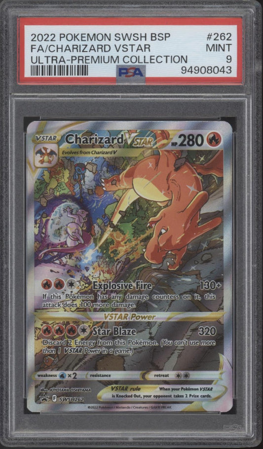 Charizard VSTAR Pokemon Ultra Premium Collection Full Art #262 PSA 9