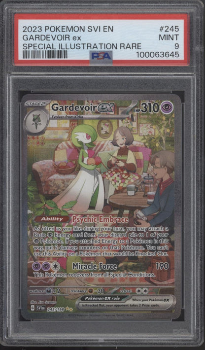 Gardevoir ex Pokemon Scarlet & Violet Special Illustration Rare #245 PSA 9