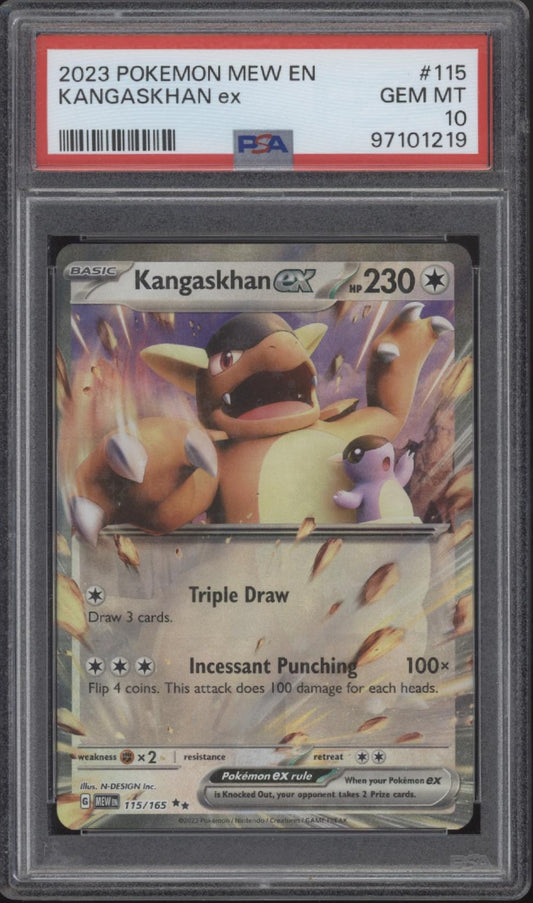 Kangaskhan ex Pokemon 151 #115 PSA 10
