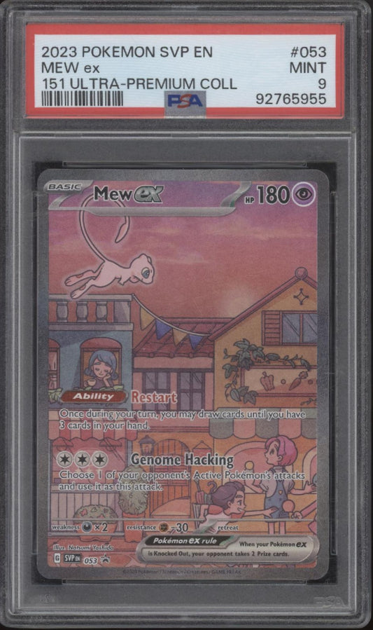 Mew ex Pokemon 151 Ultra Premium Collection #053 PSA 9