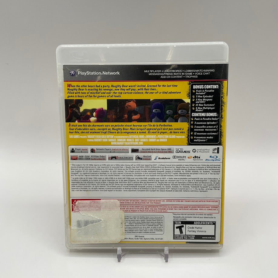 Naughty Bear Double Trouble Playstation 3