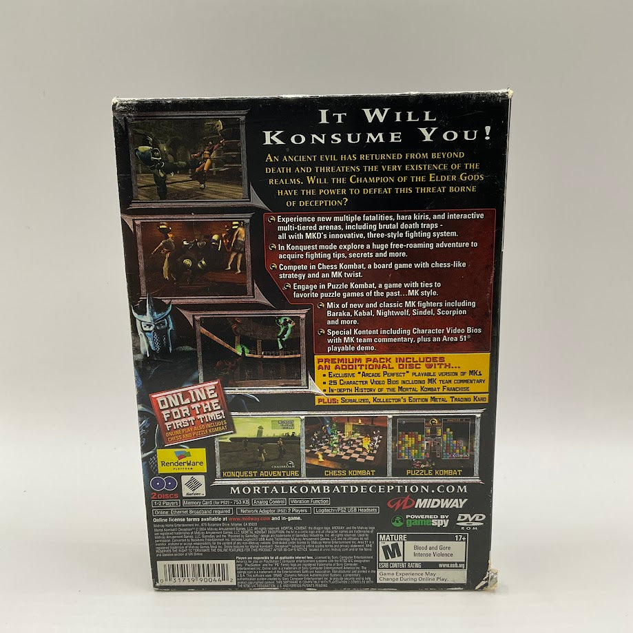 Mortal Kombat Deception [Premium Pack] Playstation 2