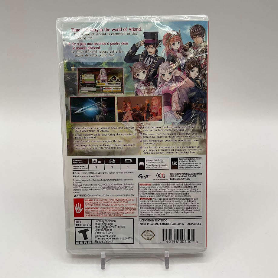 Atelier Lulua: The Scion of Arland Nintendo Switch