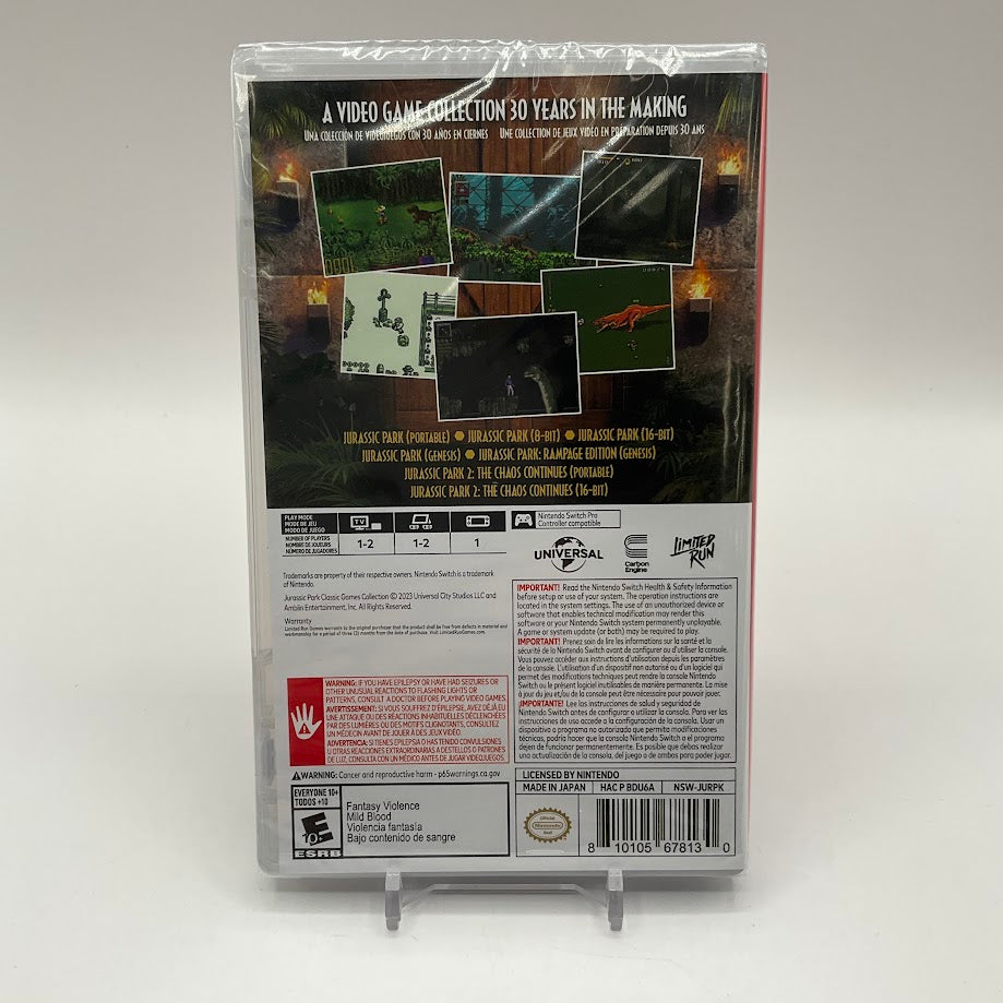 Jurassic Park: Classic Games Collection Nintendo Switch
