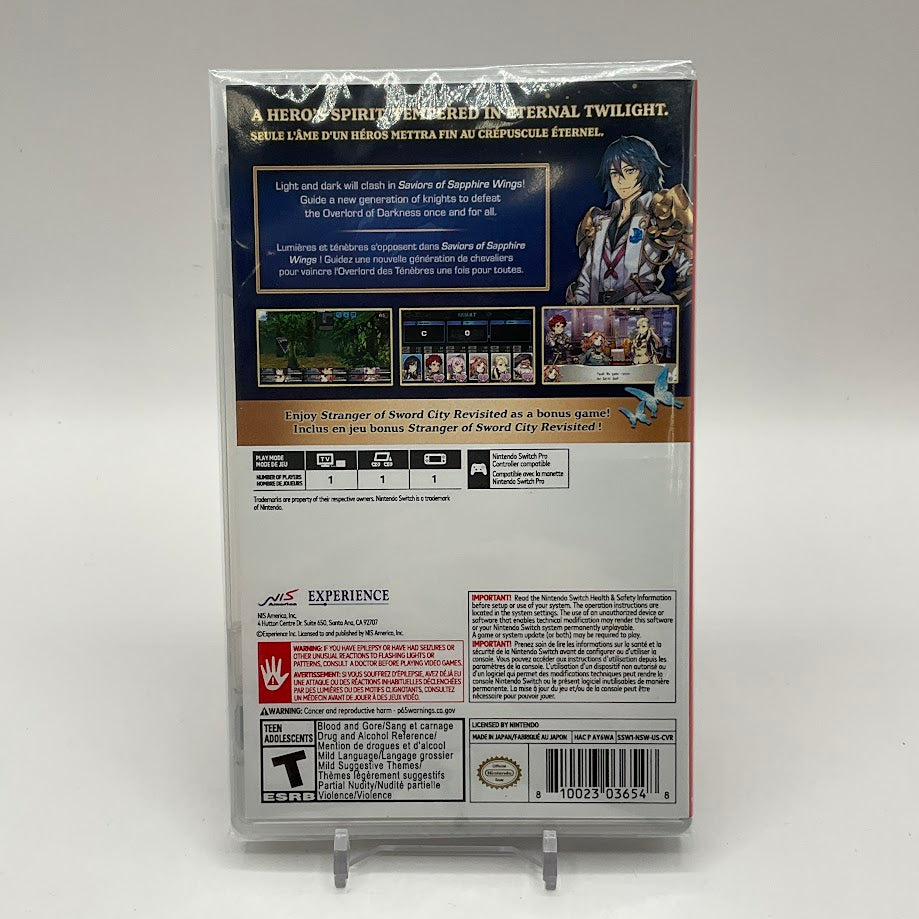 Saviors of Sapphire Wings & Stranger of Sword City Revisited Nintendo Switch