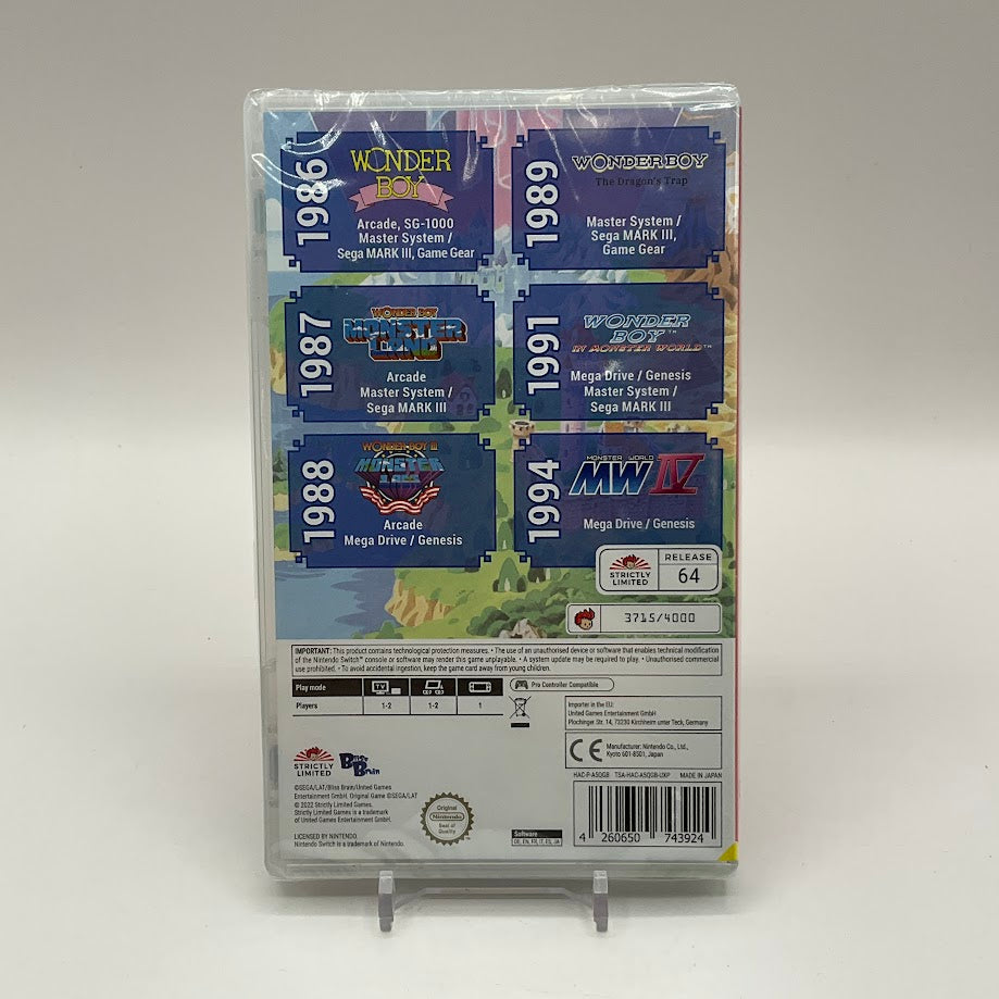 Wonder Boy Anniversary Collection Nintendo Switch