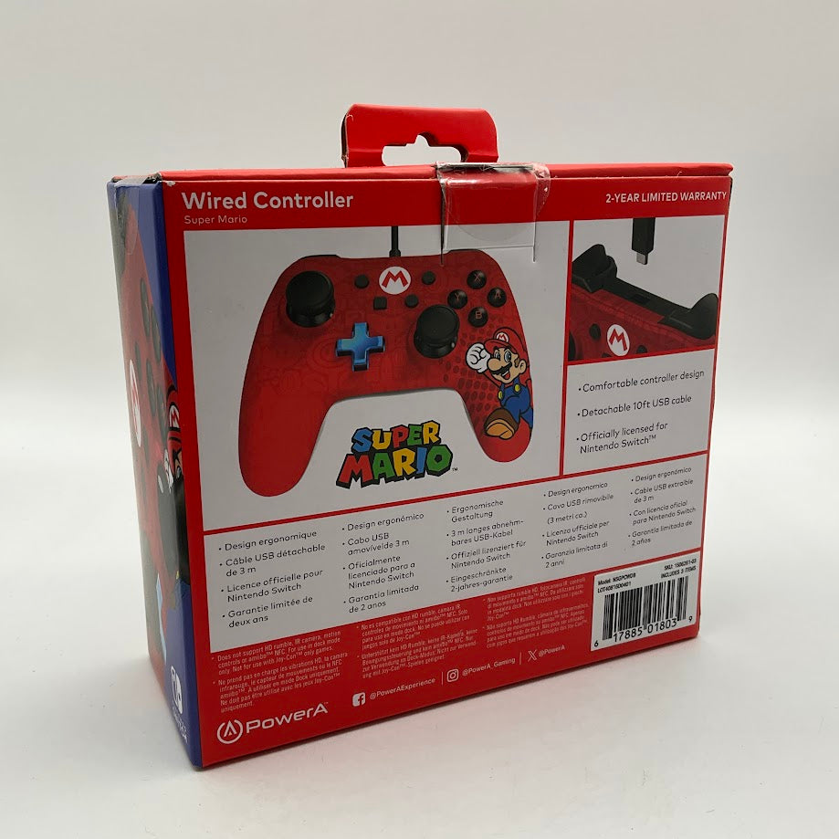 PowerA Super Mario Wired Controller Nintendo Switch