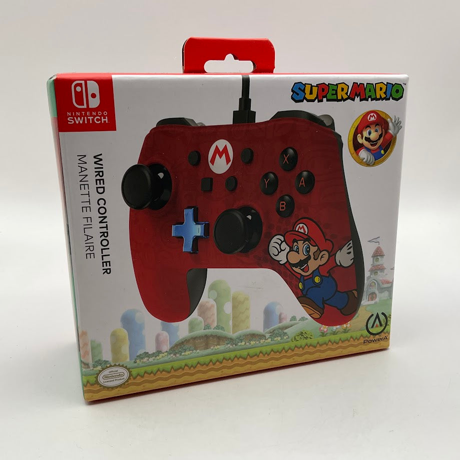 PowerA Super Mario Wired Controller Nintendo Switch Sealed、Collector Store LLC - VG、kayou